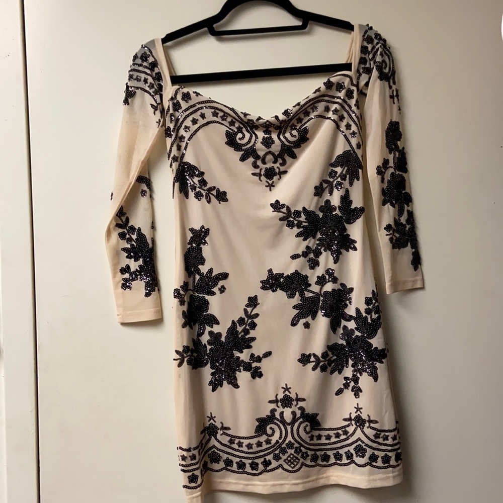 Classy Embellished Boohoo dress